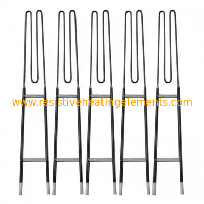 High Temp Silicon Molybdenum MoSi2 Heater 1800 Degree Silicon Molybdenum Rods