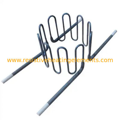 300W-3000W MoSi2 Heating Element 1800C Moly Disilicide Spiral Shape