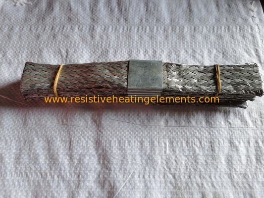Metal Braid Silicon Carbon Rod Clamp Fixing Clamp Connection Belt