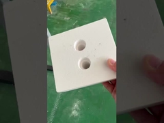 Double-hole ceramic support block